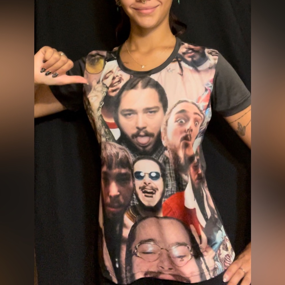 Custom Post Malone funny and comfy tee shirt.